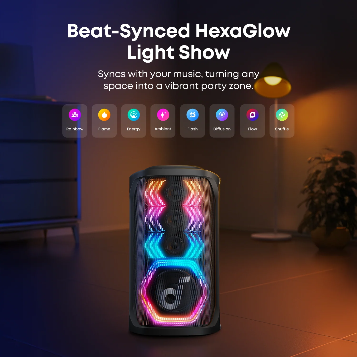 soundcore Rave 3S | AI Karaoke Party Speaker with 200W Sound - Image 4