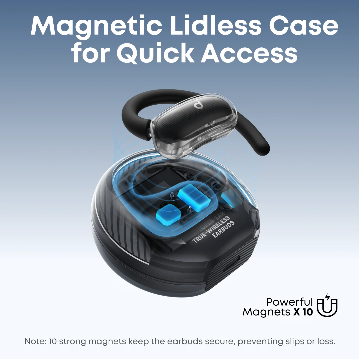 soundcore V40i | Comfortable Fit and Clear Sound, Lidless Case - Image 10