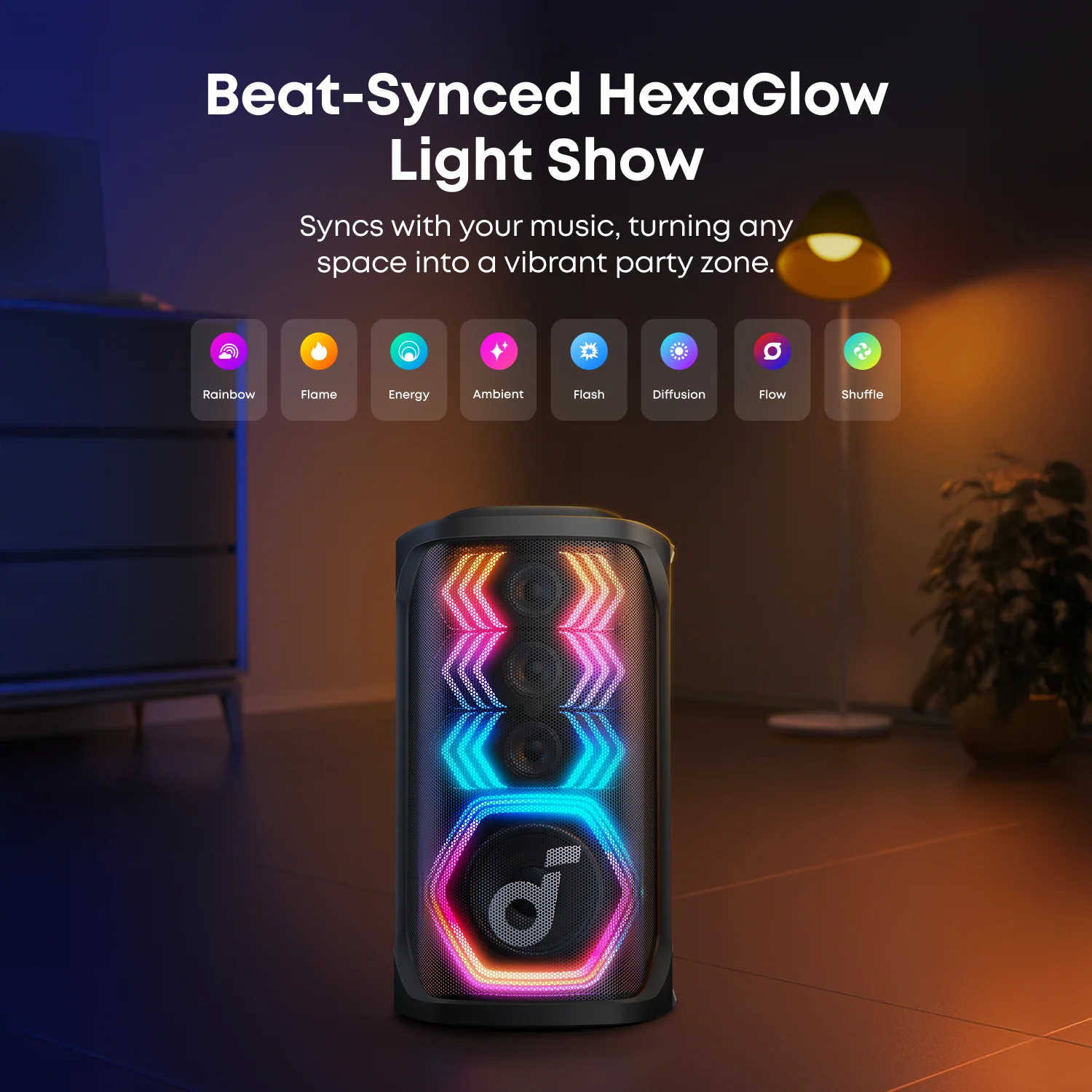 soundcore Rave 3S | AI Karaoke Party Speaker with 200W Sound - Image 10